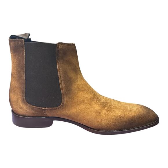 Donald Pliner Men\'s Chelsea Boot, TAN, 12